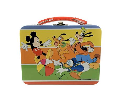 plain metal lunch box target|target mickey mouse lunch box.